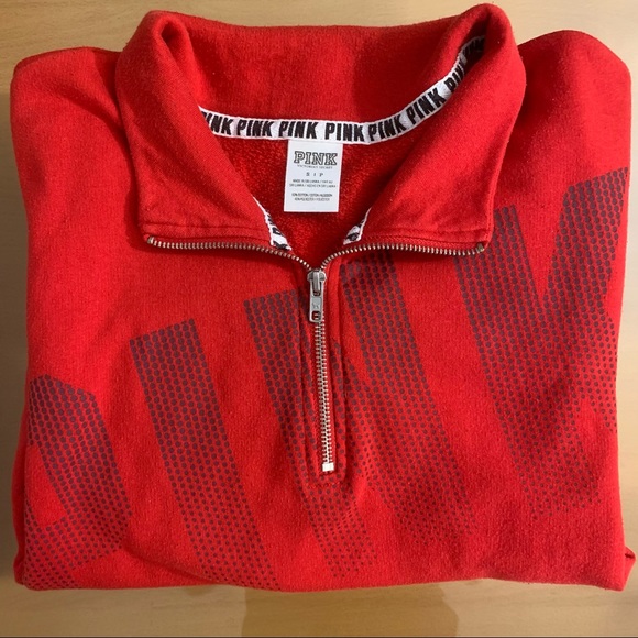 *SOLD* VS Pink Quarter Zip - Picture 1 of 6